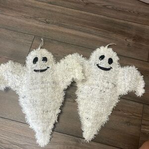 TWO Friendly ghosts decor